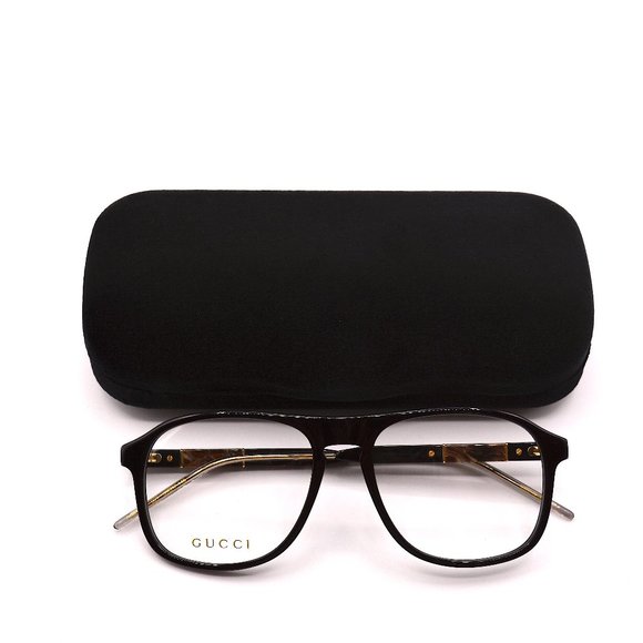 NEW GUCCI GG0844O 001 BLACK AUTHENTIC EYEGLASSES FRAME - Picture 11 of 12
